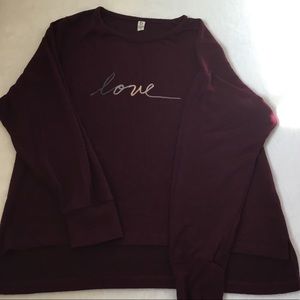 Ellen Degeneres Love Sweater Size Medium